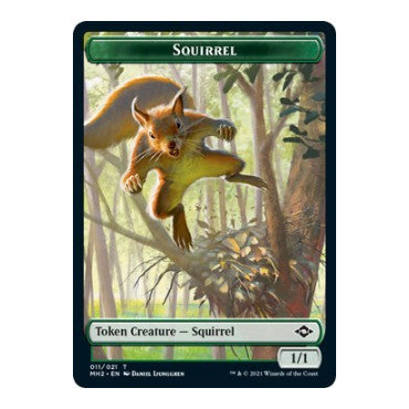 Squirrel Token (MH2) #11 T (Moderately Played) Modern Horizons 2 Magic: The Gathering: 2021