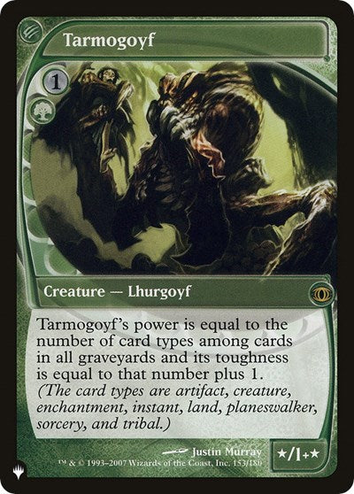 Tarmogoyf (LIST) #FUT-153 Rare (Near Mint) The List Reprints Magic: The Gathering: 2026