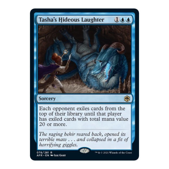 Tashas Hideous Laughter (AFR) #78 Rare Adventures in the Forgotten Realms Magic: The Gathering: 2021