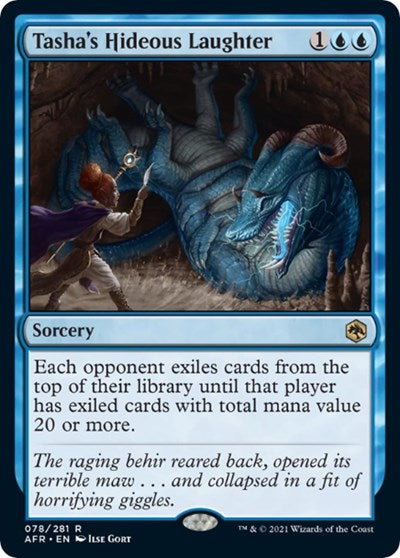 Tashas Hideous Laughter (AFR) #78 Rare Adventures in the Forgotten Realms Magic: The Gathering: 2021