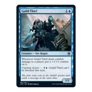Guild Thief (AFR) #61 Uncommon Adventures in the Forgotten Realms Magic: The Gathering: 2021