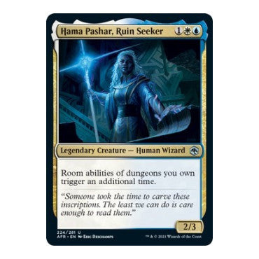 Hama Pashar Ruin Seeker (AFR) #224 Uncommon Adventures in the Forgotten Realms Magic: The Gathering: 2021