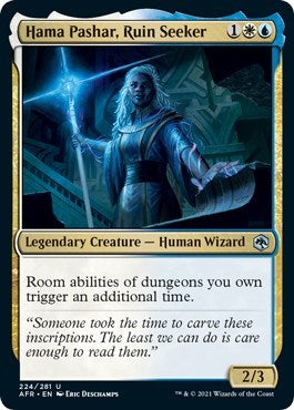 Hama Pashar Ruin Seeker (AFR) #224 Uncommon Adventures in the Forgotten Realms Magic: The Gathering: 2021