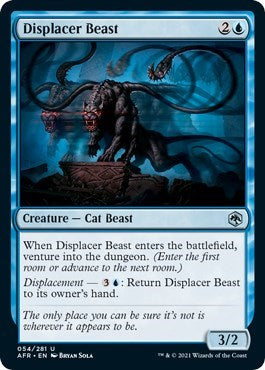 Displacer Beast (AFR) #54 Uncommon Adventures in the Forgotten Realms Magic: The Gathering: 2021
