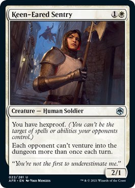 Keen Eared Sentry (AFR) #22 Uncommon Adventures in the Forgotten Realms Magic: The Gathering: 2021
