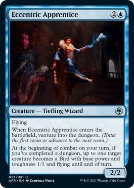 Eccentric Apprentice (AFR) #57 Uncommon Adventures in the Forgotten Realms Magic: The Gathering: 2021