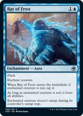 Ray of Frost (AFR) #68 Uncommon Adventures in the Forgotten Realms Magic: The Gathering: 2021