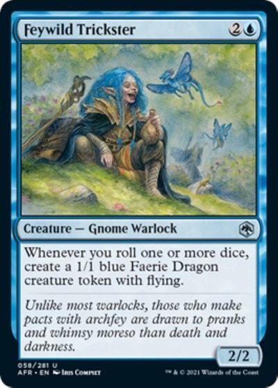 Feywild Trickster (AFR) #58 Uncommon Adventures in the Forgotten Realms Magic: The Gathering: 2021