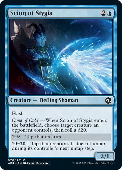 Scion of Stygia (AFR) #70 Common Adventures in the Forgotten Realms Magic: The Gathering: 2021