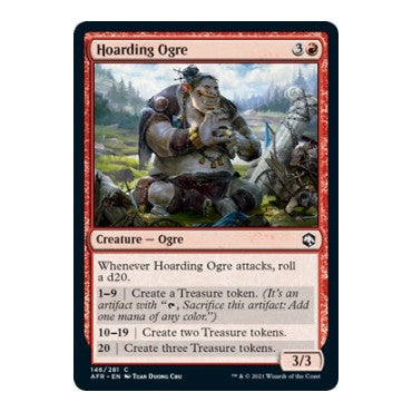 Hoarding Ogre (AFR) #146 Common (Lightly Played) Adventures in the Forgotten Realms Magic: The Gathering: 2021