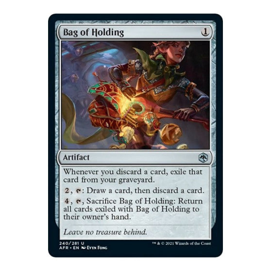 Bag of Holding (AFR) #240 Uncommon Adventures in the Forgotten Realms Magic: The Gathering: 2021