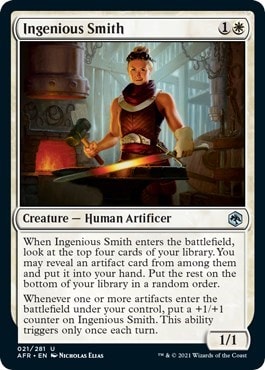 Ingenious Smith (AFR) #21 Uncommon (Lightly Played) Adventures in the Forgotten Realms Magic: The Gathering: 2021