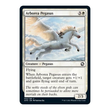 Arborea Pegasus (AFR) #2 Common Adventures in the Forgotten Realms Magic: The Gathering: 2021