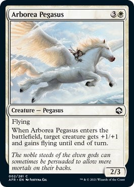 Arborea Pegasus (AFR) #2 Common Adventures in the Forgotten Realms Magic: The Gathering: 2021