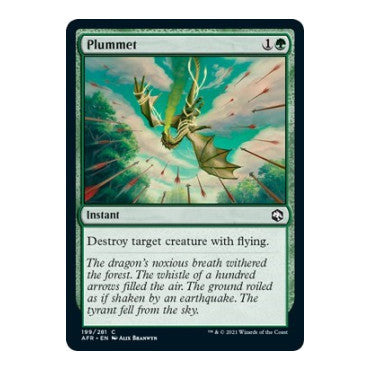 Plummet (AFR) #199 Common Adventures in the Forgotten Realms Magic: The Gathering: 2021