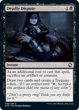 Deadly Dispute (AFR) #94 Common (Lightly Played) Adventures in the Forgotten Realms Magic: The Gathering: 2021