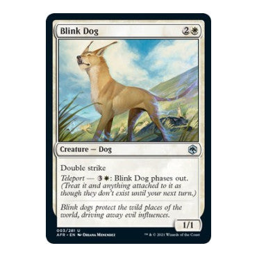 Blink Dog (AFR) #3 Uncommon Adventures in the Forgotten Realms Magic: The Gathering: 2021