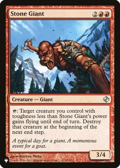 Stone Giant (LIST) #DDI-55 Uncommon (Lightly Played) The List Reprints Magic: The Gathering: 2026