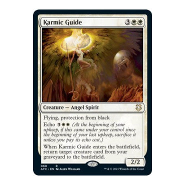 Karmic Guide (AFC) #68 Rare (Lightly Played) Commander: Adventures in the Forgotten Realms Magic: The Gathering: 2021