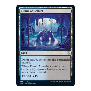 Dimir Aqueduct (AFC) #234 Uncommon (Lightly Played) Commander: Adventures in the Forgotten Realms Magic: The Gathering: 2021