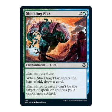 Shielding Plax (AFC) #192 Common (Lightly Played) Commander: Adventures in the Forgotten Realms Magic: The Gathering: 2021