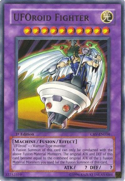 UFOroid Fighter (CRV) #CRV-EN034 Ultra Rare (1st Edition Moderately Played) Cybernetic Revolution YuGiOh: 2005