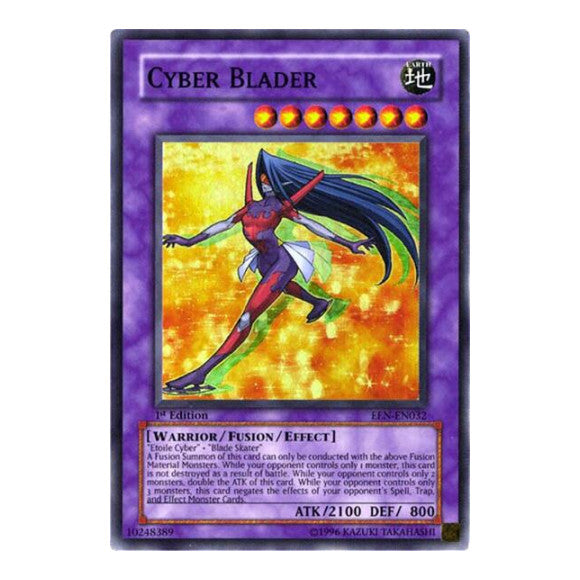 Cyber Blader (EEN) #EEN-EN032 Super Rare (Unlimited Damaged) Elemental Energy YuGiOh: 2005