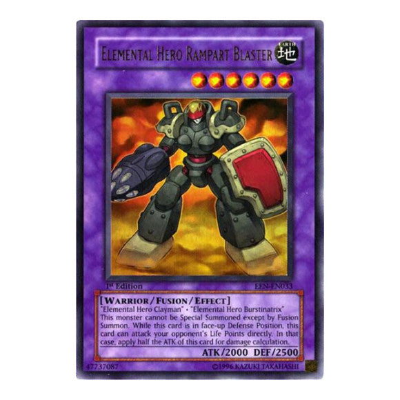 Elemental HERO Rampart Blaster (EEN) #EEN-EN033 Ultra Rare Elemental Energy YuGiOh: 2005