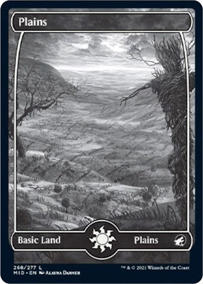 Plains 268 (MID) #268 Land (Lightly Played) Innistrad: Midnight Hunt Magic: The Gathering: 2021