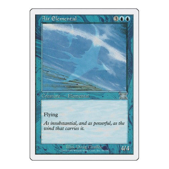 Air Elemental (6ED) #56 Uncommon Classic Sixth Edition Magic: The Gathering: 1999