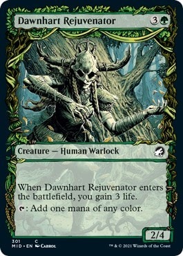 Dawnhart Rejuvenator Showcase (MID) #301 Common Innistrad: Midnight Hunt Magic: The Gathering: 2021