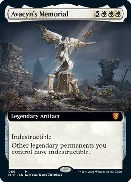 Avacyns Memorial Extended Art (MIC) #69 Mythic Rare (Near Mint) Commander: Innistrad: Midnight Hunt Magic: The Gathering: 2021