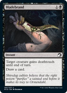 2021 Magic: Innistrad: Midnight Hunt (MID) - Bladebrand (#87, Common) (Lightly Played)