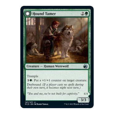 Hound Tamer (MID) #187 Uncommon (Lightly Played) Innistrad: Midnight Hunt Magic: The Gathering: 2021