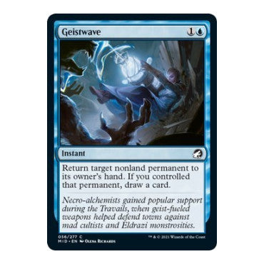 Geistwave (MID) #56 Common Innistrad: Midnight Hunt Magic: The Gathering: 2021
