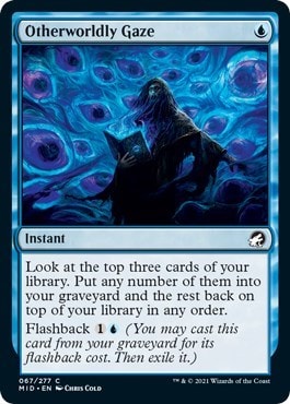 Otherworldly Gaze (MID) #67 Common Innistrad: Midnight Hunt Magic: The Gathering: 2021