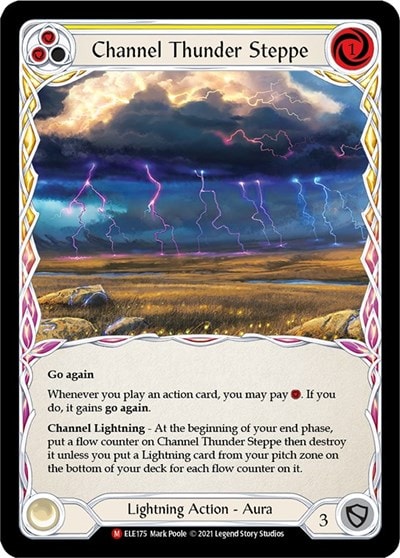Channel Thunder Steppe (ELE) #ELE175 Majestic (Unlimited Edition Normal Lightly Played) Tales of Aria Flesh and Blood TCG: 2021
