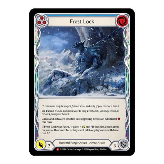 Frost Lock (ELE) #ELE035 Majestic (Unlimited Edition Normal Lightly Played) Tales of Aria Flesh and Blood TCG: 2021
