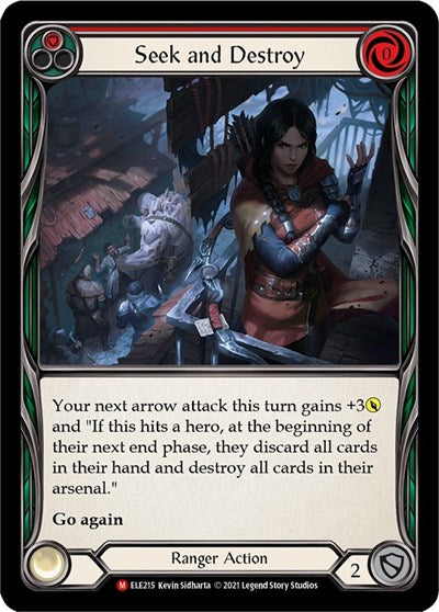 Seek and Destroy (ELE) #ELE215 Majestic Tales of Aria Flesh and Blood TCG: 2021