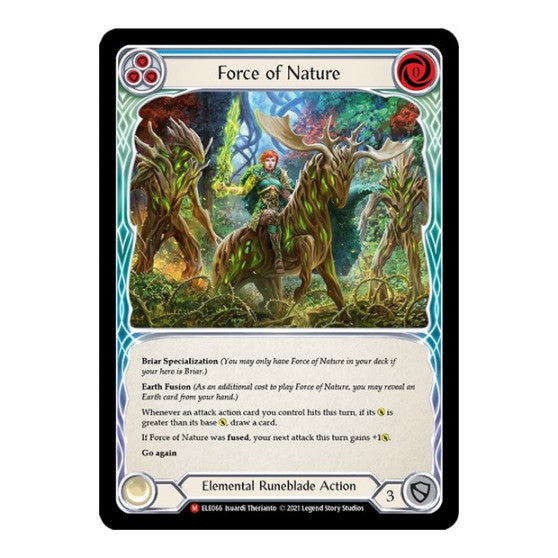 Force of Nature (ELE) #ELE066 Majestic (Unlimited Edition Normal Lightly Played) Tales of Aria Flesh and Blood TCG: 2021