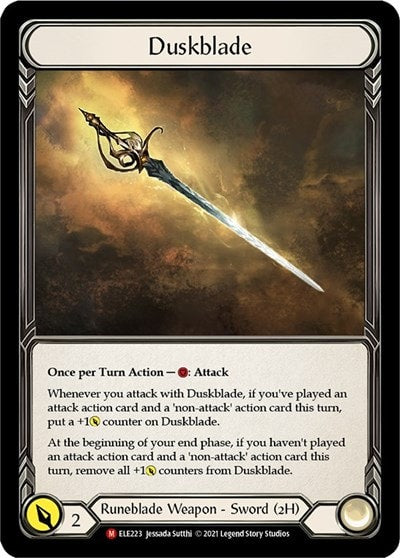 Duskblade (ELE) #ELE223 Majestic (Unlimited Edition Normal Lightly Played) Tales of Aria Flesh and Blood TCG: 2021