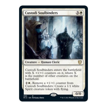 Custodi Soulbinders (MIC) #83 Rare (Lightly Played) Commander: Innistrad: Midnight Hunt Magic: The Gathering: 2021