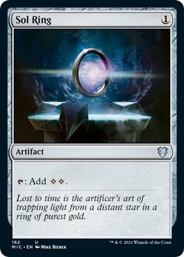 Sol Ring (MIC) #162 Uncommon (Lightly Played) Commander: Innistrad: Midnight Hunt Magic: The Gathering: 2021
