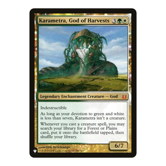 Karametra, God of Harvests (LIST) #148/165 Mythic Rare (Lightly Played) The List Reprints Magic: The Gathering: 2026