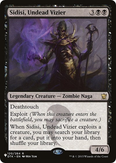 Sidisi, Undead Vizier (LIST) #DTK-120 Rare (Lightly Played) The List Reprints Magic: The Gathering: 2026