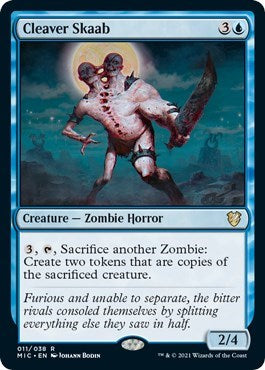 Cleaver Skaab (MIC) #11 Rare (Near Mint) Commander: Innistrad: Midnight Hunt Magic: The Gathering: 2021