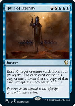 Hour of Eternity (MIC) #102 Rare (Lightly Played) Commander: Innistrad: Midnight Hunt Magic: The Gathering: 2021