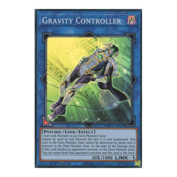 Gravity Controller (MP21) #MP21-EN020 Super Rare (1st Edition Near Mint) 2021 Tin of Ancient Battles YuGiOh: 2021