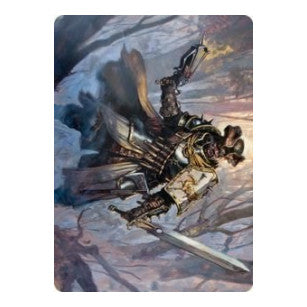 Brutal Cathar Art Card (ASMID) #13 Special (Lightly Played) Art Series: Innistrad: Midnight Hunt Magic: The Gathering: 2021