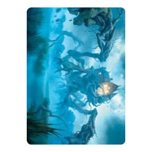 Creeping Inn Art Card (ASMID) #34 Special (Lightly Played) Art Series: Innistrad: Midnight Hunt Magic: The Gathering: 2021